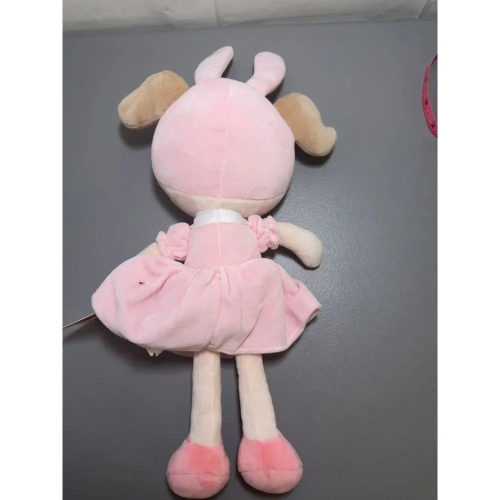 Easter Gloveleya Baby Doll Girl Soft Plush Bunny Ears Pink Dress Hair ‎ 17
